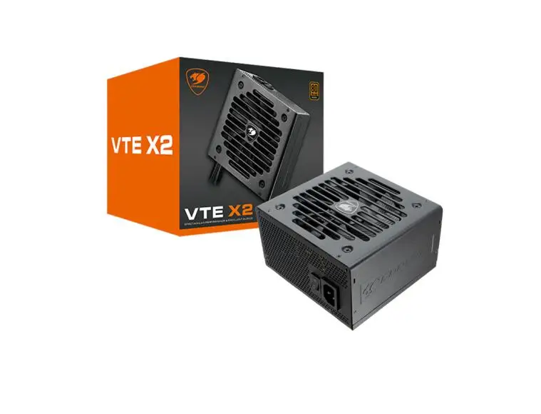 Блок питания COUGAR VTE X2 650 Вт 80plus корпус подходит для компьютерных игр бронзовый с