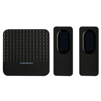 

Solar Powered 52 Ringtones Wireless Doorbell Smart Home Loudy Portable Charging Energy Saving Durable Hotel Waterproof LED Light