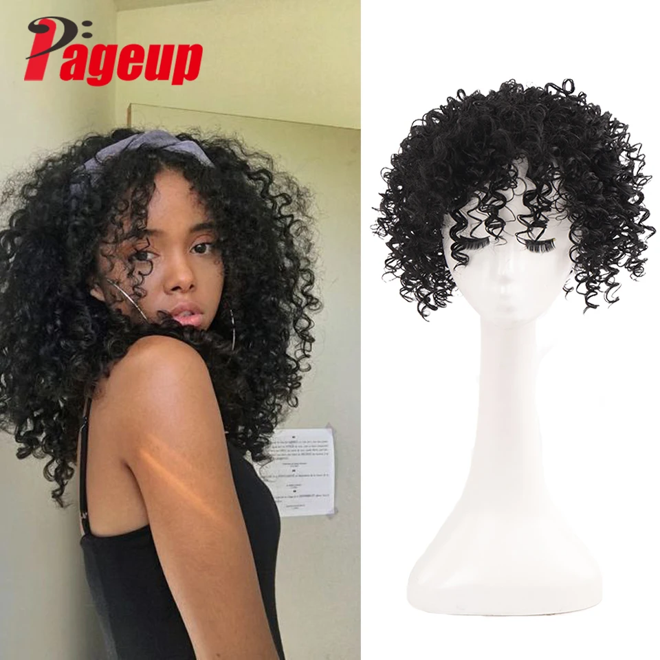 Pageup Natural Color/yellow Hair Top Hair Curly Hair Wig Ladies Breathable Hair  Net Base Fringe Clip Hair Wig Short Curly Hair - Synthetic Clip-in One  Piece(for White) - AliExpress