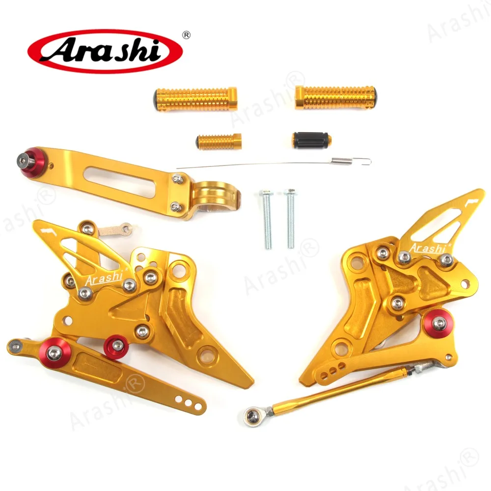Arashi для KAWASAKI ZR800 ZR800-ABS 2013- ЧПУ Rearset регулируемая подножка подножки ZR 800 ABS 2013 Z800