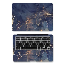 Autocollants colorés en marbre pour ordinateur portable, pour MacBook Air 11 Air 15/16 Pro 13 HP DELl Lenovo, 11/12/13/14/13.3 pouces, DIY bricolage 
