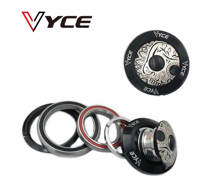 Велосипедная гарнитура VYCE 42 мм 52 CNC 1 1/8 &quot 1/2&quot коническая трубка MTB велосипед