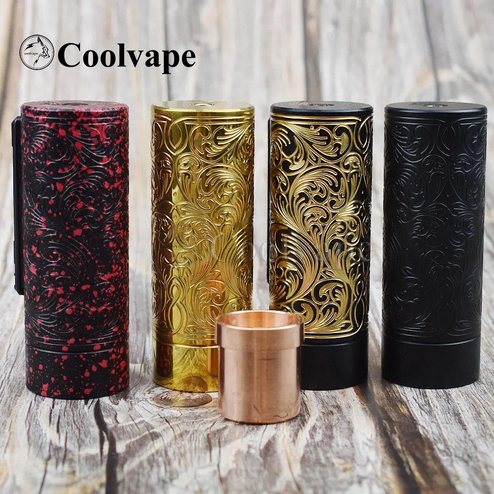 Механический мод coolvape slam piece латунный аккумулятор 18350/18650/20700/21700 диаметр 30 мм