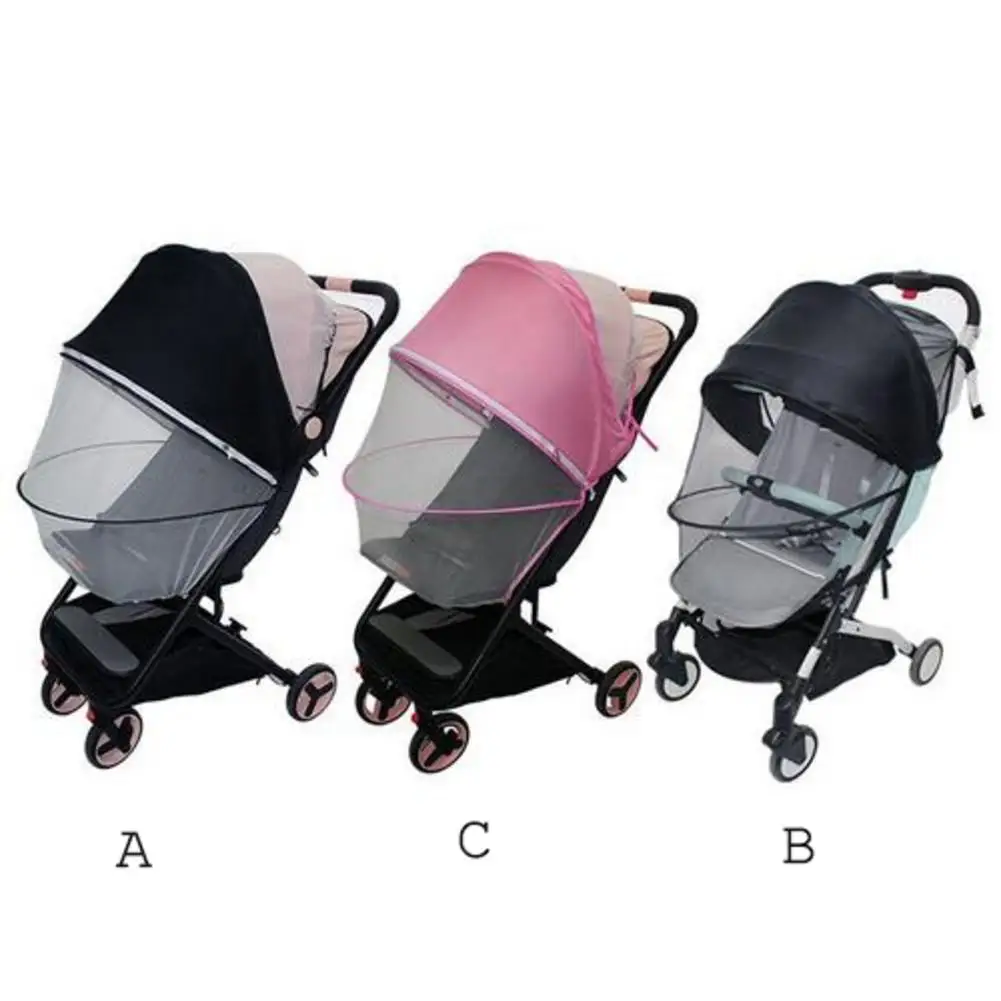 

Universal Stroller Mosquito Net Baby Stroller Mosquito Net Fine Thickened Stroller Full Cover Stroller Custom Mosquito Net