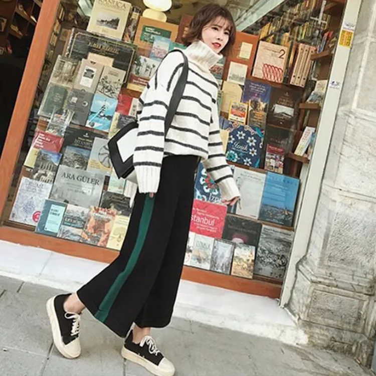 

2019 New Style Maternity Pants Spring And Summer Loose Pants Korean-style Loose-Fit Straight-leg Pants Fashion Mom Casual Outer