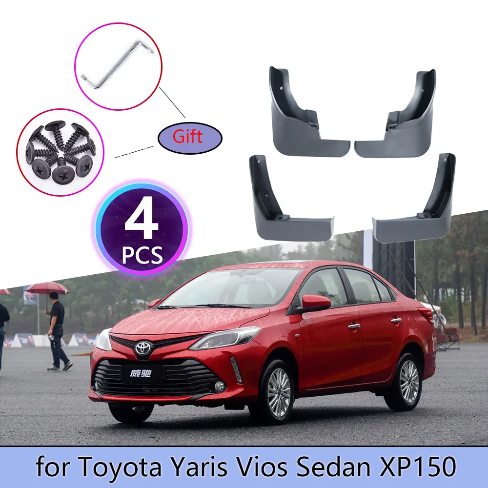 Car Mudguards For Toyota Yaris Vios Sedan Xp150 20142019 Cladding