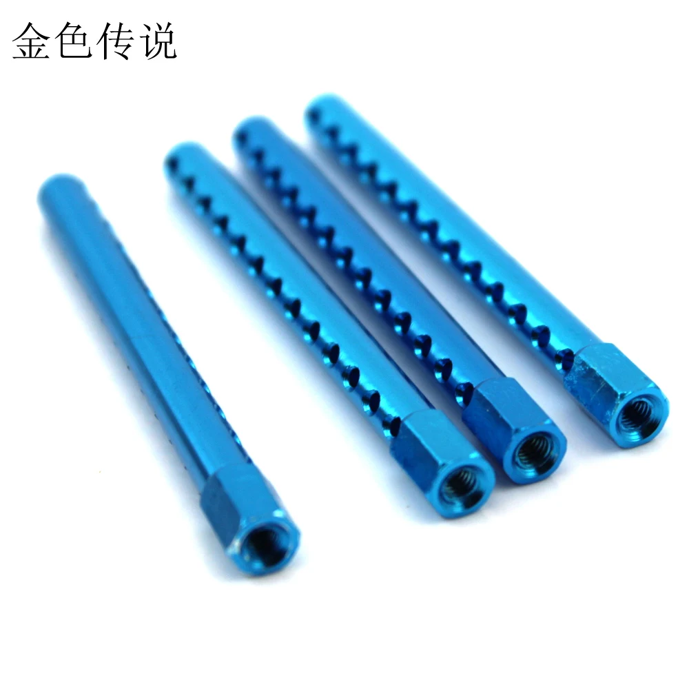 

Porous aluminum alloy car shell column (1 set / 4 pieces) Car model accessories Aluminum alloy column Model bracket