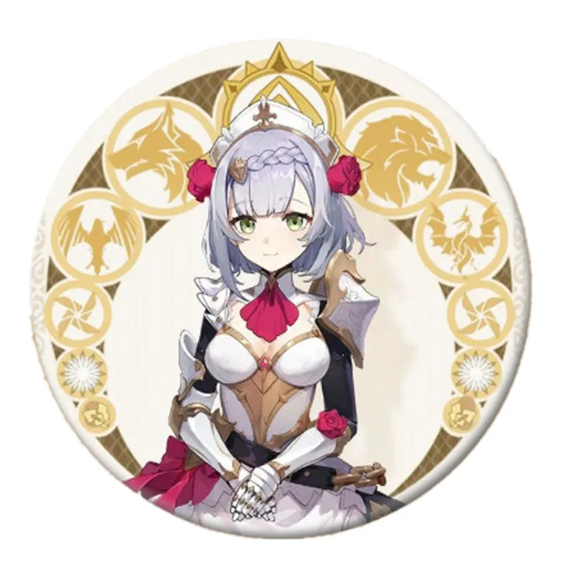 Free Shipping 58mm Online Game Genshin Impact Brooch Pin Cosplay Badge Accessories For Clothes Backpack Decoration gift