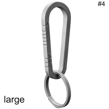 

Hot Titanium Alloy Carabiner Mini Portable Lightweight Hanging Buckle for Outdoor MVI-ing