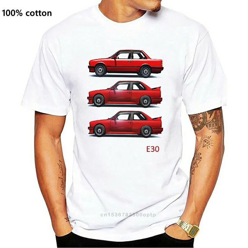 2019 летняя стильная футболка из 100% хлопка E30 Evolution M3 320i 323i 325i 325is E36 E46 S14 M42 M20