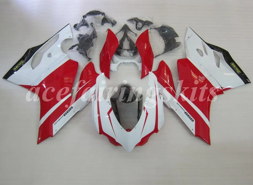 4 подарки ABS инжектор Обтекатели наборы для DUCATI 899 1199 S R Panigale 12 13 14 15 16 899R 1199R 899S 1199 S 2012- Красный Белый