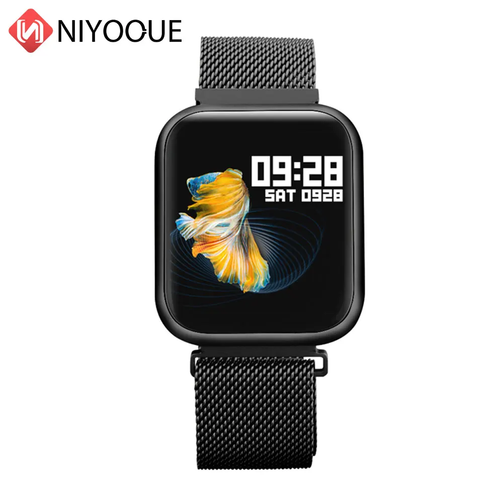 

P80 Bluetooth Smart Watch Full Touch Screen Heart Rate Message Remind Ip68 Waterproof Smartwatch For Apple Xiaomi Samsung Phone