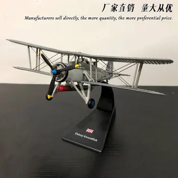 

3pcs/lot Wholesale AMER 1/72 Scale Military Model Toys Britain Swordfish Torpedo Bomber Fighter Diecast Metal Plane Model Toy