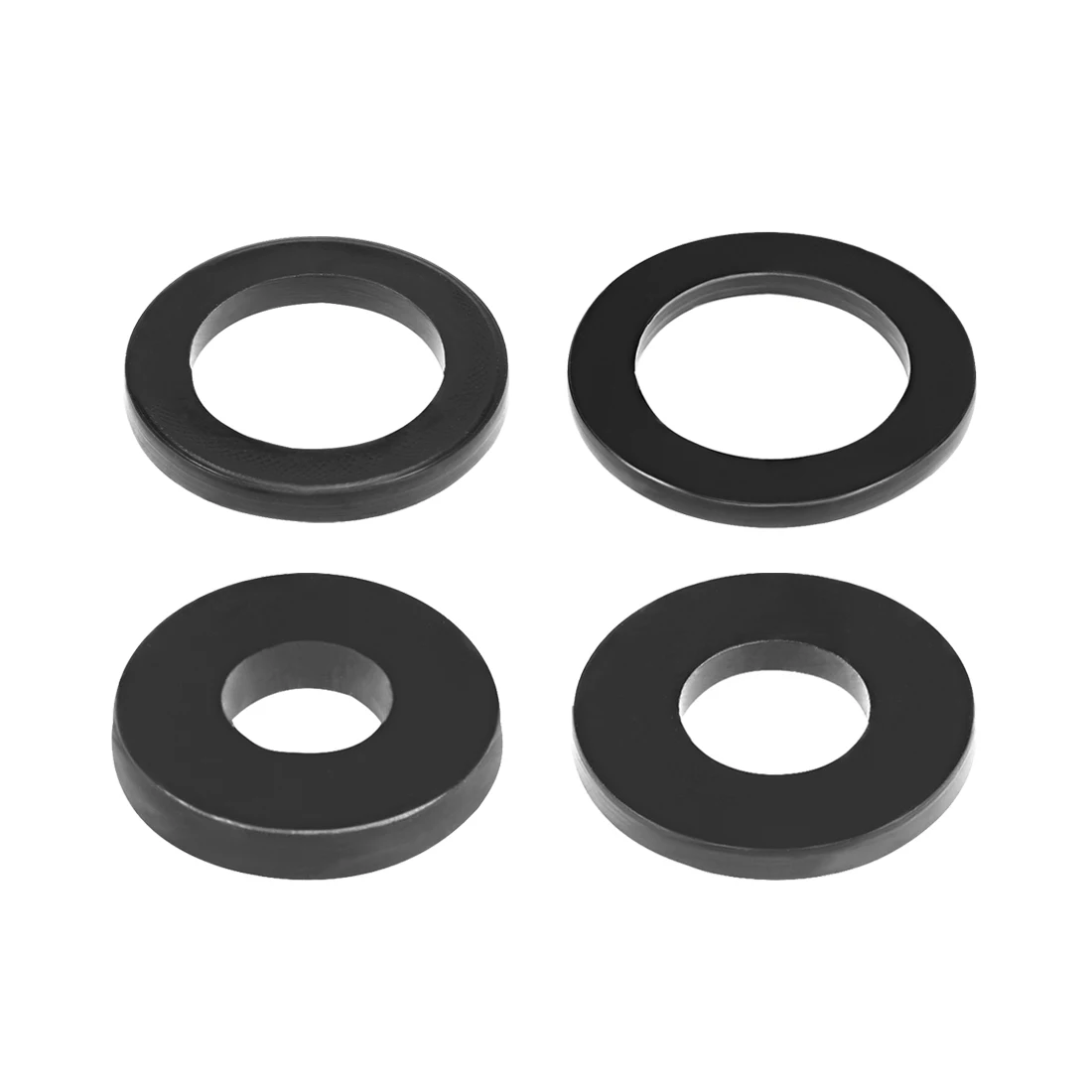 uxcell 30pcs Rubber Flat Washers 3 31mm Inner Diameter 1.2 3.6mm Thick