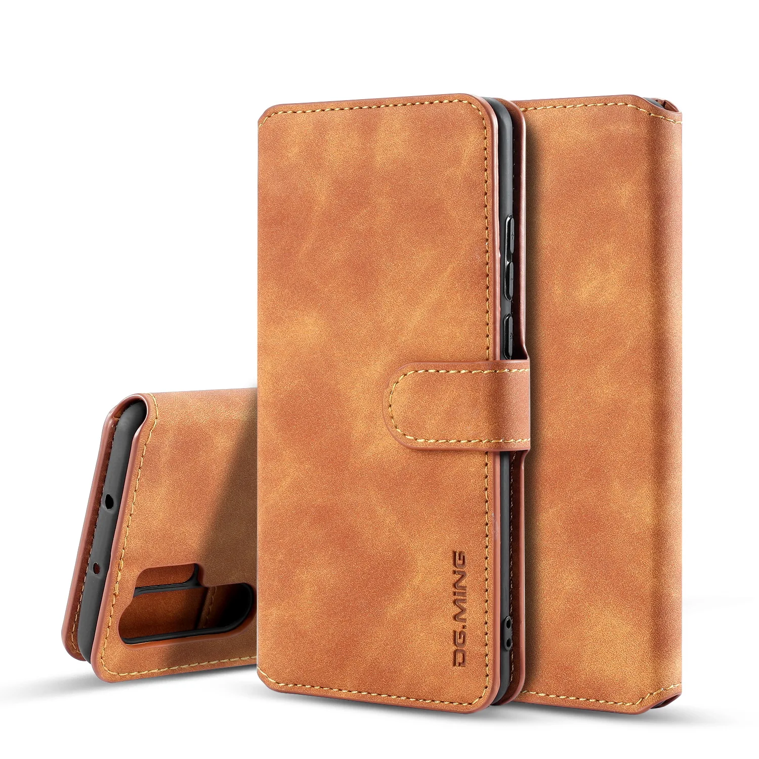 Genuine Leather Phone Case For HUAWEI P Smart 2019 P20 30 Pro Mate20 Honor10 20 Y5 Y9 Magnetic Stand Cover | Мобильные телефоны и