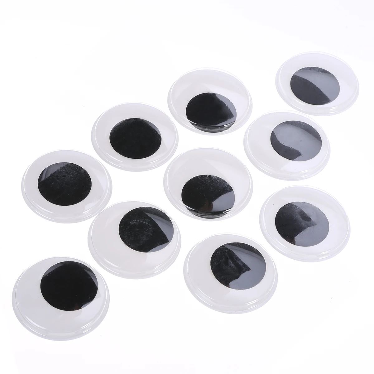 10pcs New 50mm Big Black Wiggle Giant Googly Eyes For DIY Scrapbooking Crafts