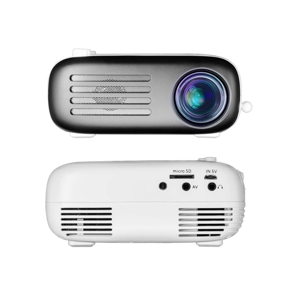 Светодиодный мини-проектор 1080 P, светодиодный проектор с 30000, USB мини-проектор для домашнего медиаплеера