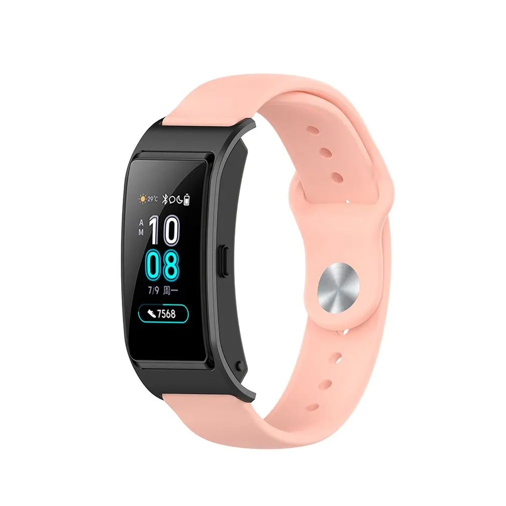 Спортивный силиконовый ремешок для Xiaomi Huami Amazfit GTR 47 мм ремешок для Huami Amazfit Bip lite часы браслет ремешок для часов - Цвет: light pink