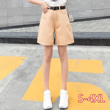 

Casual Shorts Female 2020 Spring And Summer New Loose Was Thin High Waist Wide Leg Shorts Five Points Shorts Korean Version