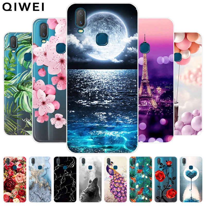 Чехол 6 22 дюйма для Vivo Y93 Lite тонкий прозрачный мягкий чехол из ТПУ телефона Y 93 Y93Lite