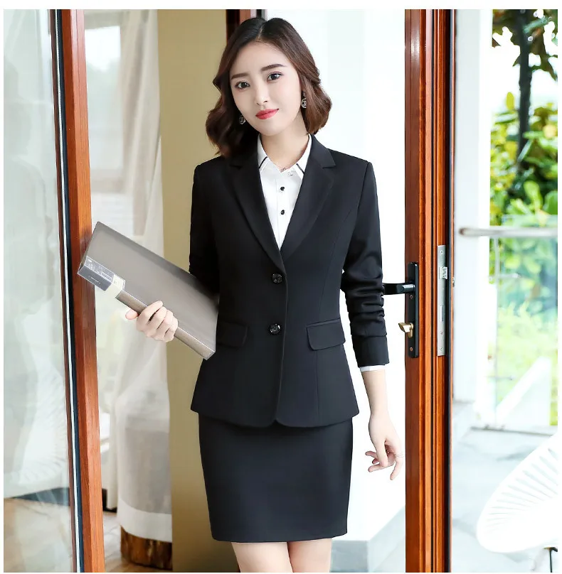 Women's Work Wear Suit Women Black Navy 