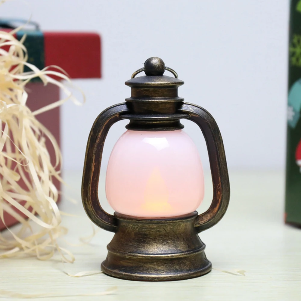 5PCS Retro Small Kerosene Night Lamp LED Vintage Horse Lantern Mini Pony Emergency Tent Light for Christmas Travel Camping | Лампы и