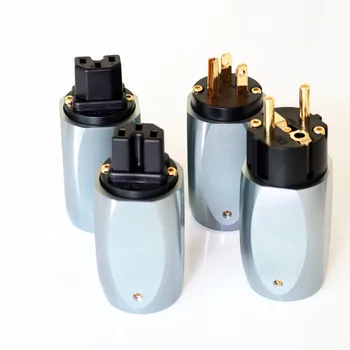 

HIFI audio power plug terminal eu plug us plug AC power plugs 1 pair but plug