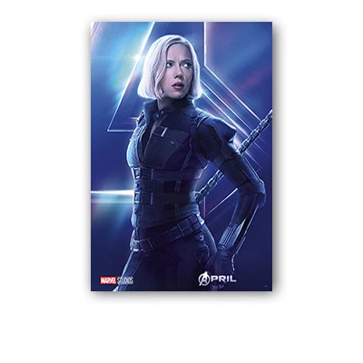 Пикантные Scarlett плакат Йоханссон и принтом Мстители Черная Вдова фильм Шелковый Настенная картина без рамки для Гостиная Спальня - Цвет: 8