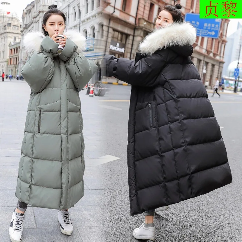

Winter Exta-long to Ankle Cotton-padded Clothes Women's 2018 New Style Dongdaemun Lengthen down Jacket Cotton-padded Clothes INS