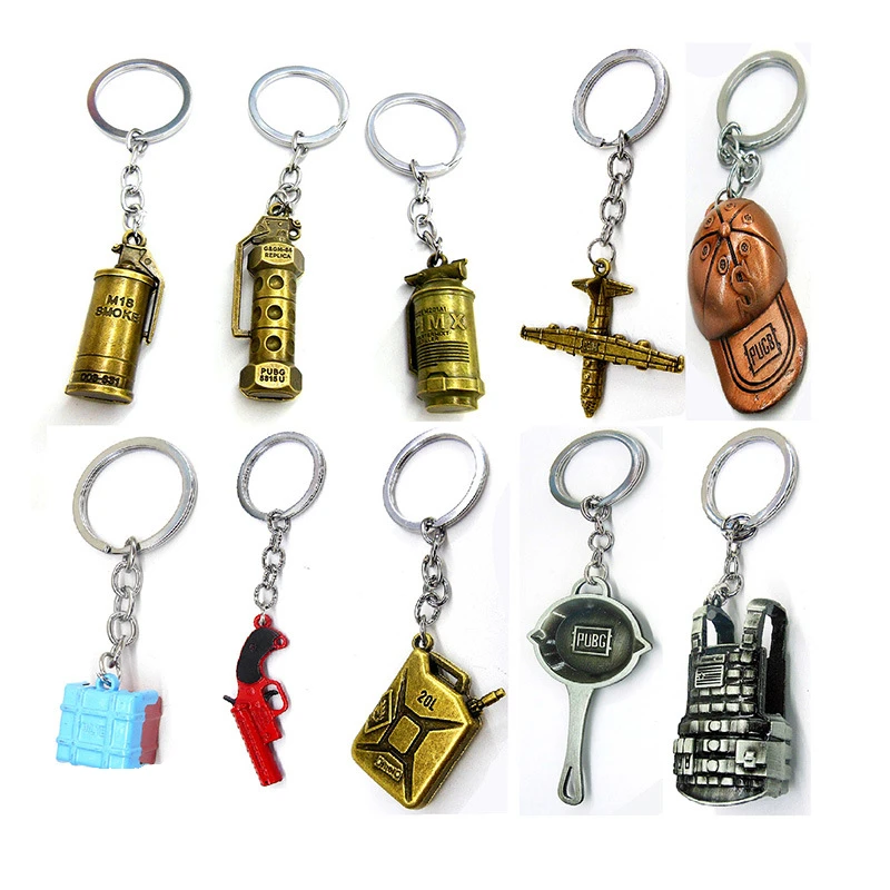 Топ Игры PUBG косплей реквизит брелок для ключей Пан рюкзак для шлема игрушка модель руки самолет Airdrop брелок