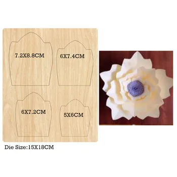 

Flower craft dies Cutting Dies Cuts Steel-rule Wooden Cutter wood Knife mold scrapbooking 225#
