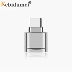 Kebidumei Портативный USB 3,1 Тип C Micro SD TF карты памяти считыватель карт OTG адаптер USB 3,1 карта адаптера для samsung Xiaomi MacBook