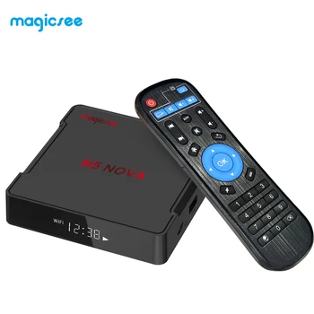

Magicsee N5 NOVA Smart TV Box Android 9.0 RK3318 Quad Core 64 Bit 4K 2.4G 5G WiFi Box Android Smart HD Media Player box TV