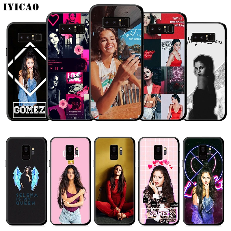 Мягкий чехол IYICAO Selena Gomez для samsung Galaxy S10e S10 S9 S8 Plus S6 S7 Edge Note 10 9 8 TPU |