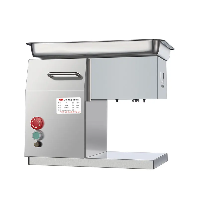 

Removable slicing cutting meat machine 500KG/hour 1 cutting blade New