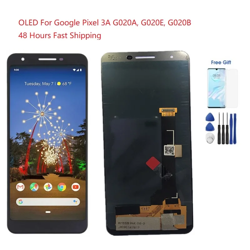 

5.6” For LCD Google Pixel 3A G020A G020E G020B LCD Screen Display Digitizer Assembly For Google Pixel 3A OLED Replacement