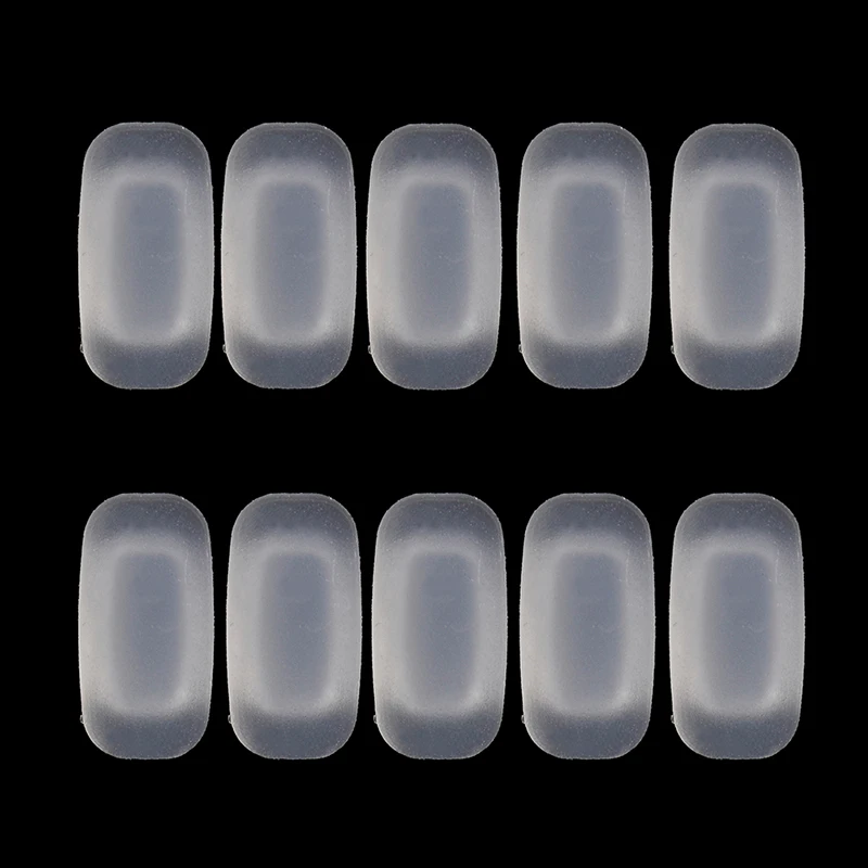 5Pairs/Lot New Square Silicone Airbag Soft Nose Pads On Glasses Slot Type Embedding Cassette Anti-Slip Toos Eyeglasses