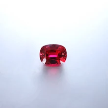 

Pirmiana 8x10mm Cushion Pigeon Blood Red Color Lab Ruby Loose Gemstone for Diy Jewelry Making
