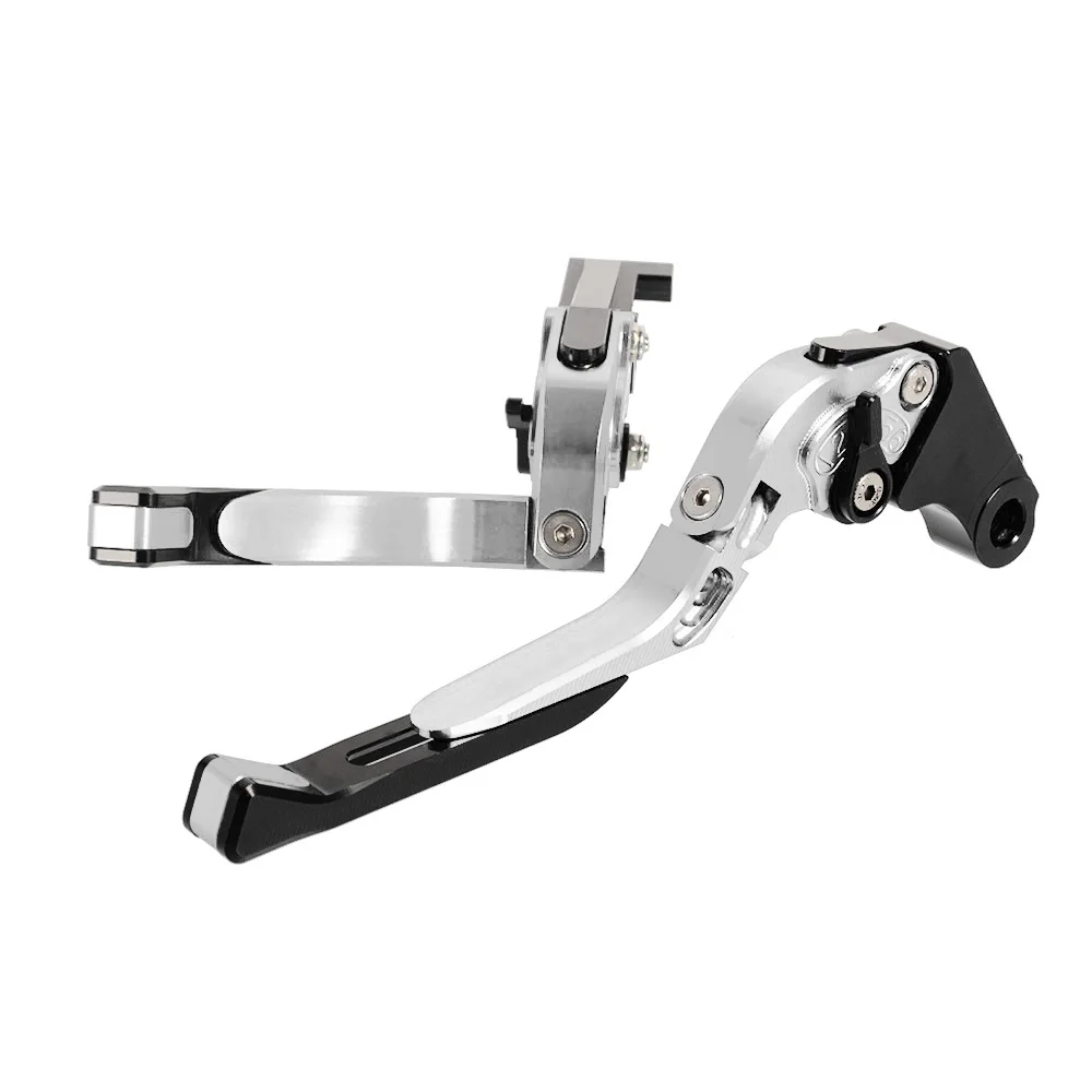 Для Honda VFR800/F 2002- CBF1000 2006-2009 VFR750 1991-1997 аксессуары для скутеров Складные Выдвижные левые и правые тормозные рычаги - Цвет: Silver