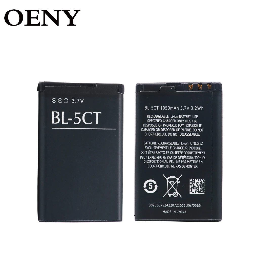 BL 5CT аккумулятор для Nokia 1050mAh 3720C 5220XM 6303C 6730C C5 00 6030C 6303i литий полимерные