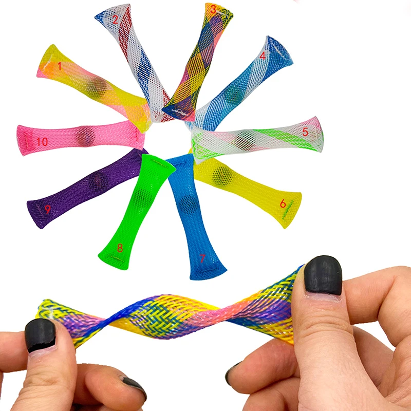 2020 игрушки Fidget беспокойство терапевтические плетеная сетка из полиэтилена