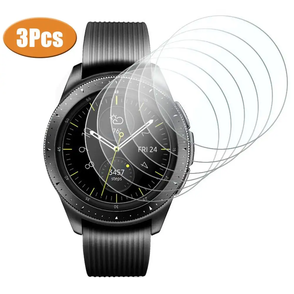 Закаленное стекло для Samsung Galaxy Watch 42/46 мм Gear Sport S2 S3 3 шт. защита экрана защитная