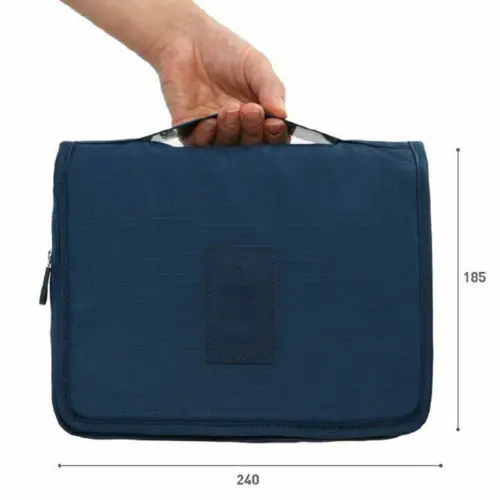 New Portable Travel Cosmetic Storage MakeUp Bag Folding Hanging Toiletry Case Wash Organizer Pouch Storage