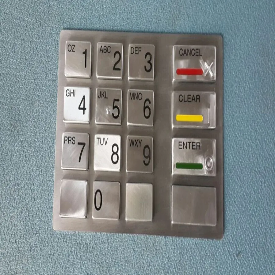 Горячая клавиатура для банкомата ATM PinPad ATM прототип в алюминиевых ATM моделях чехол для геймпада