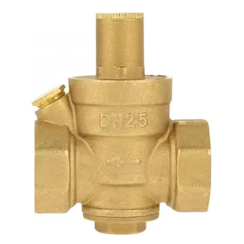

1pc DN25 1" Adjustable Brass Water Pressure Reducing Regulator Valve PN 1.6