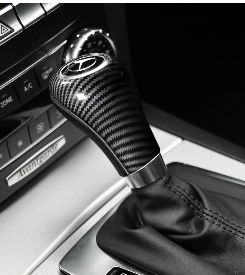 Для Mercedes w204 w212 Автомобильная модификация ABS крышка переключения передач автомобильные наклейки и наклейки Стайлинг для C E A G класс CLS аксессуары
