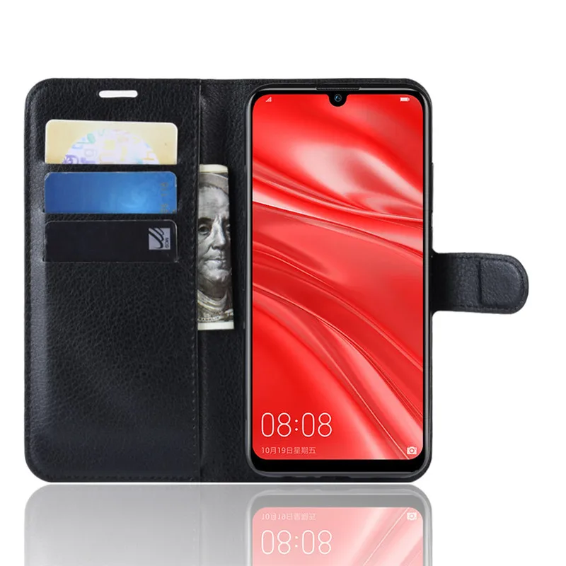 Для huawei Honor 20 чехол Honor 20 Lite чехол кожаный бумажник чехол держатель для карт Телефон Coque черный чехол-книжка для huawei Honor 20 Pro