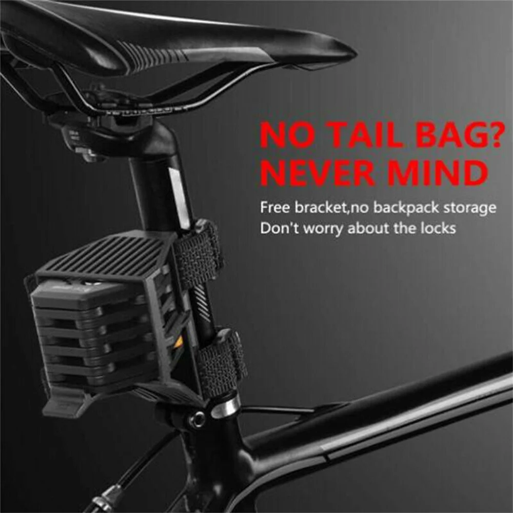 

Foldable Bike Lock Anti Theft Hamburg-Lock Alloy Strong Mount Bracket Chain Lock Bicycle Security Lock