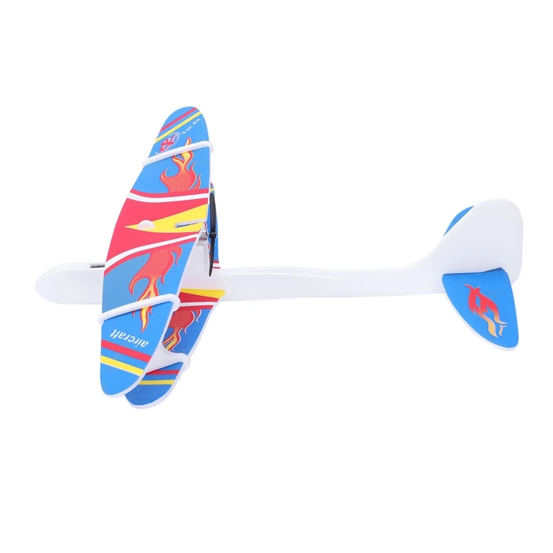 «Сделай сам» 2 шт; биплан AB Glider пены приведенный в действие летающий самолет Перезаряжаемые Электрический самолет модель научные Развивающие игрушки для детей-B