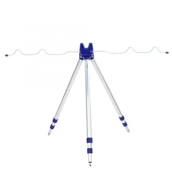 

Aluminium Alloy Fishing Rod Bracket Adjustable Telescopic Fishing Rod Tripod Holder 5 Pole Bracket Foldable Fishing Accessories